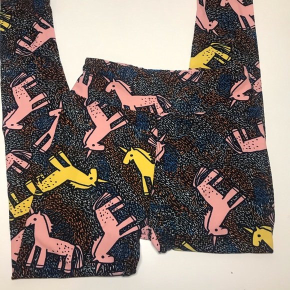 LuLaRoe Pants - Lularoe cartoon unicorn leggings in One Size